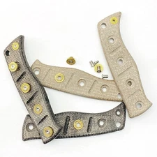 Custom Micarta Handles Grip Scales for Benchmade 375 Fixed Adamas Folding Knife