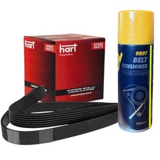 HART 334300 Keilrippenriemen + Fett für RENAULT OPEL NISSAN LAND ROVER MG LOTUS