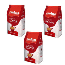 3 x Lavazza Qualita Rossa Coffee Beans 1 kg (Pack of 3) 22.33 per kilo