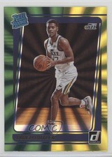 2021 Panini Donruss Rated Rookie Holo Green & Yellow Laser Jared Butler #249 e9p