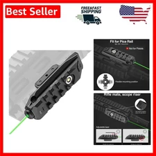 Rechargeable Picatinny Green/Red/Blue Laser Sight for Rifles -  5mW, Class IIIA