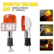 2SET Universal 12V Motorcycle Turn Signal Light ront & Rear Motorcycle Blinkers
