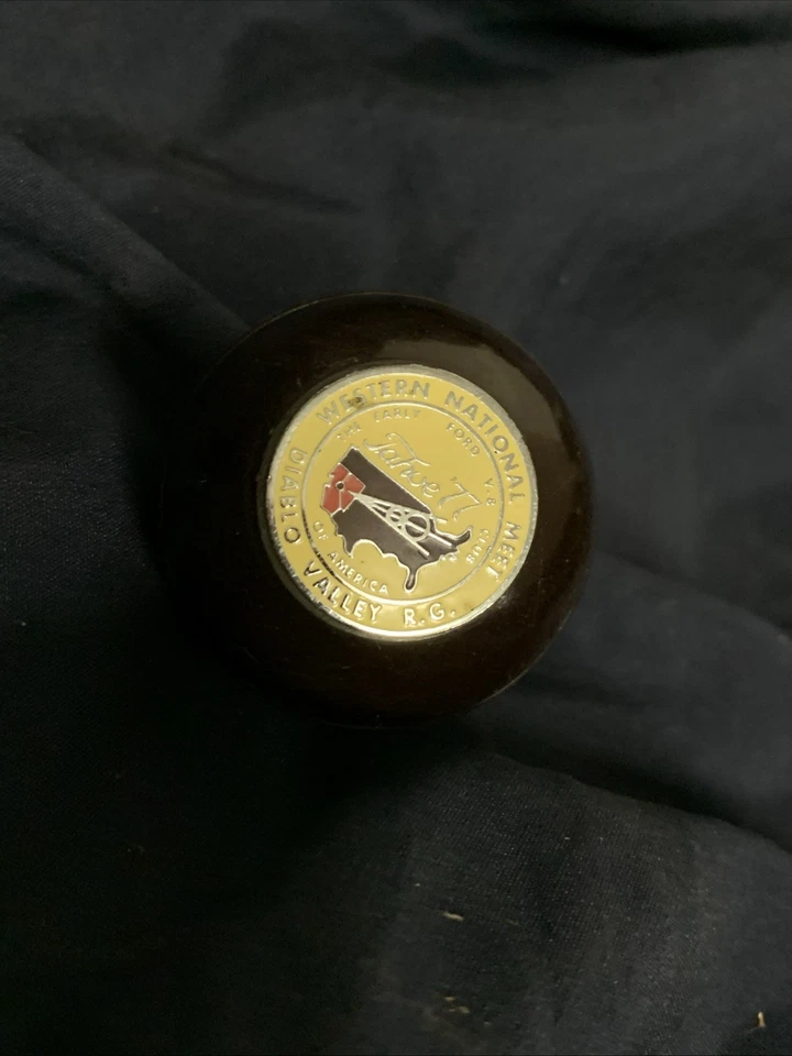 Western National Meet Tahoe 77 Diablo Valley Shifter Knob Early Ford V8 Club - Image 3 of 4