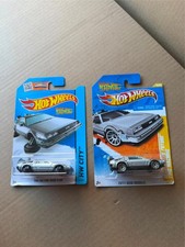 Hot Wheels Time Machine Hover Mode - Back to the Future Time Machine Lot of 2 C1