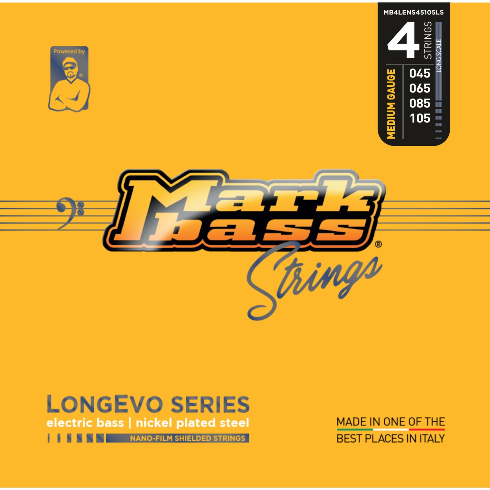 Markbass Longevo Series Strings 4s 45-105 Nickel Plated Steel - Saitensatz fr 7890₽