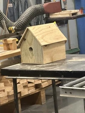 Raw Made In America Bird House Made With American Sourced Heat Treated Wood