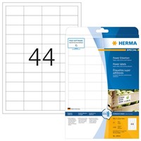 Herma Power-Etiketten 10914 Weiß 48,3 X 25,4 Mm, 25 Blatt
