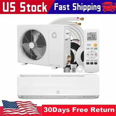 Mini Split Air Conditioner Heat Pump 230V Inverter Ductless 18000 BTU 19 SEER2