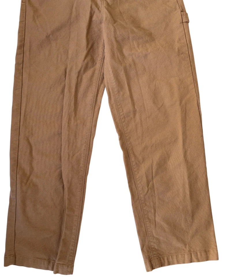 Volcom Krafter Big Boys 29x26 Skateboarding Pants Straight Leg Beige - Image 3 of 4