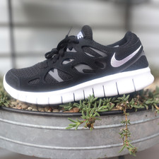 5.5Y - 6.5Y New Nike Free Run 2 GS Black/White/Dark Grey DD0163-004 youth