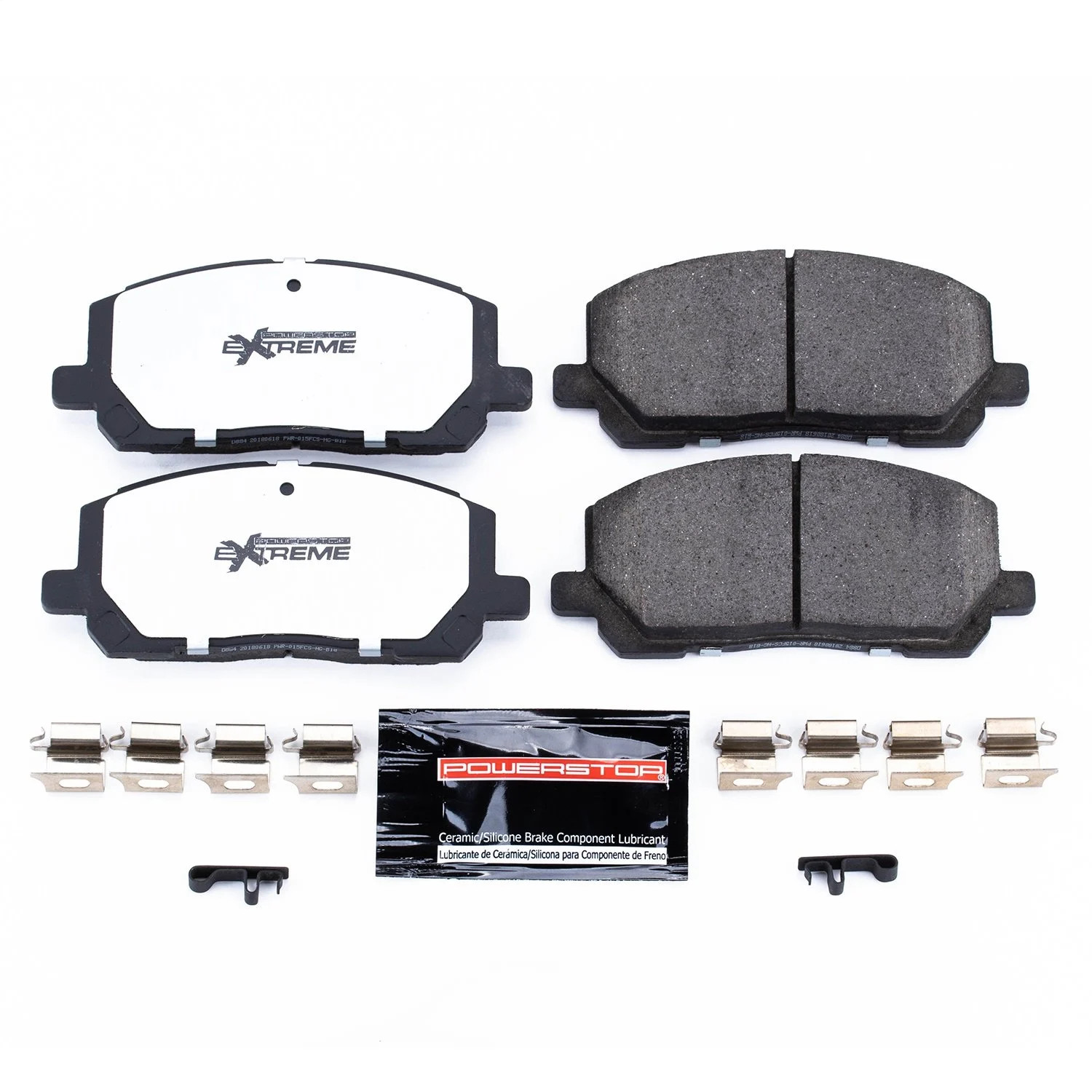 Power Stop Z36-884 Z36 Extreme Severe Duty Truck And Tow Brake Pads w/Hardware