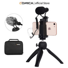 CVM-VM10-K2 Smartphone Microphone with Tripod, Shotgun Video Mic for iPhone and