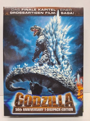 Godzilla 50th Anniversary - T-Digipack Edition - Godzilla-Figur - DVD Sammlung