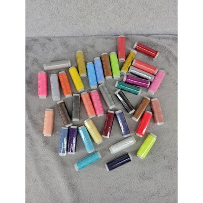 Lot Assorted Colors Sewing Thread Spools Crafting Projects
