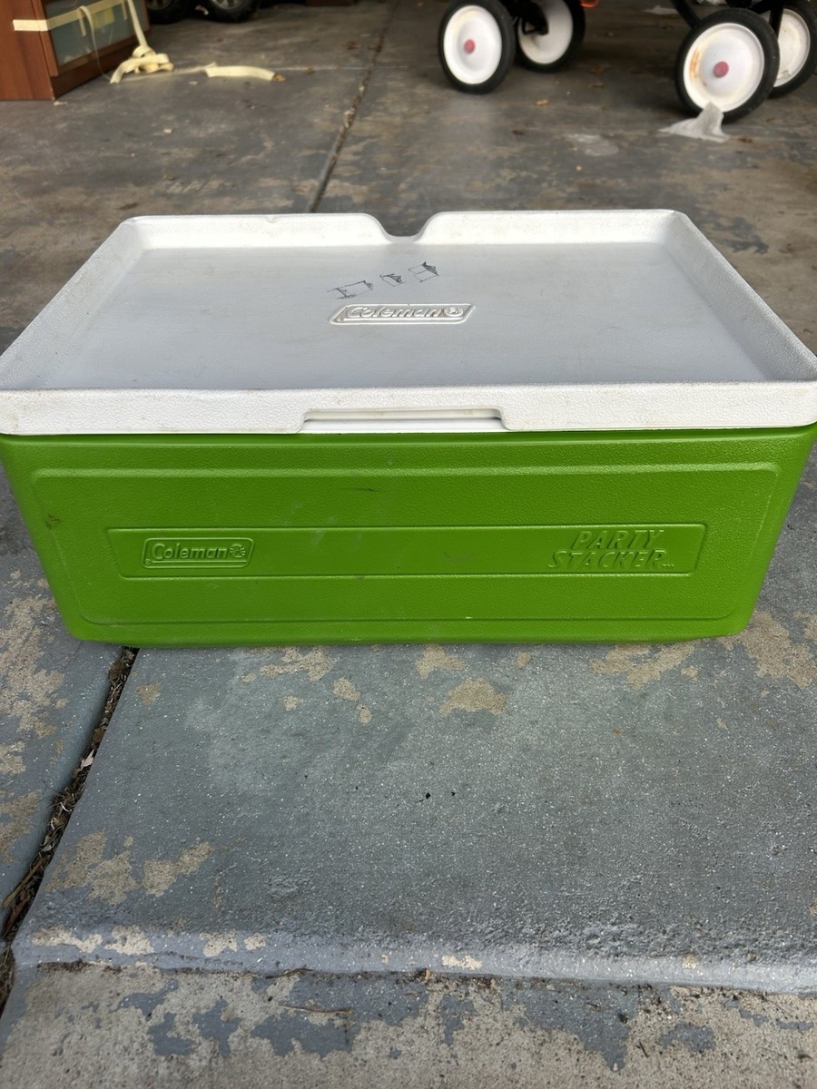 Vintage Coleman Party Stacker Cooler 24-Can Beer Soda USA Model