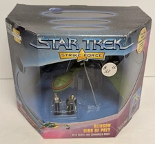 Star Trek Strike Force Klingon Bird Of Prey With Valkris & Commander Kruge