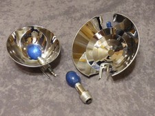 VINTAGE GRAFLEX 5"  7" REFLECTORS FORR OLD STYLE 2 OR 3 CELL FLASH - STAR WARS