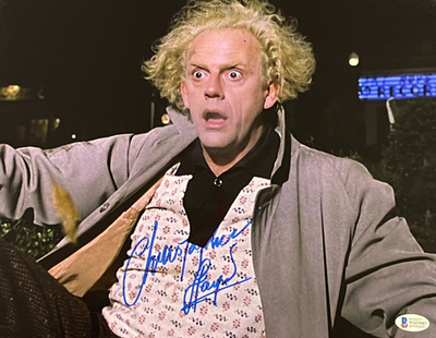 Christopher Lloyd Signed 11x14 Photo Back to the Future Autograph