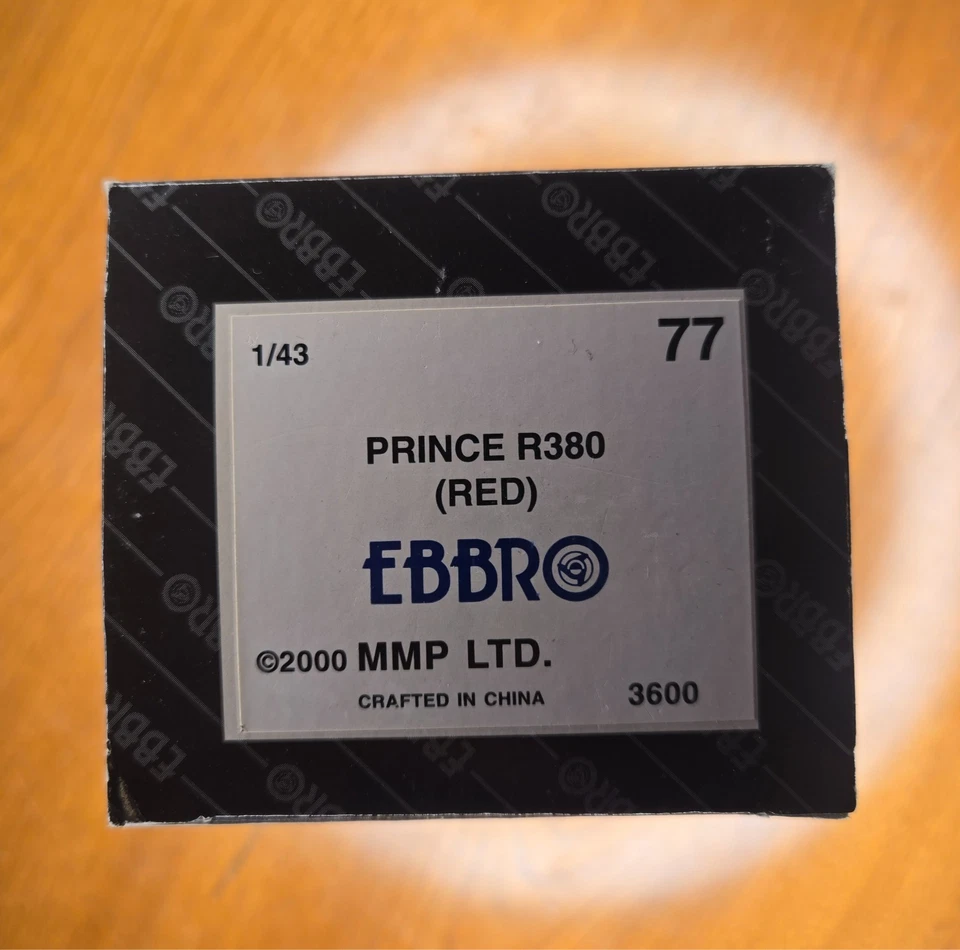EBBRO 77 Nissan PRINCE R380 11 Japón JP Rouge modelo escala 1/43  Foto 3 de 4