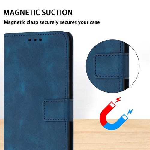 For iPhone 16E 16 Pro Max 15 Plus 14 13 12 Wallet Case Leather Magnetic Cover - Picture 4 of 16