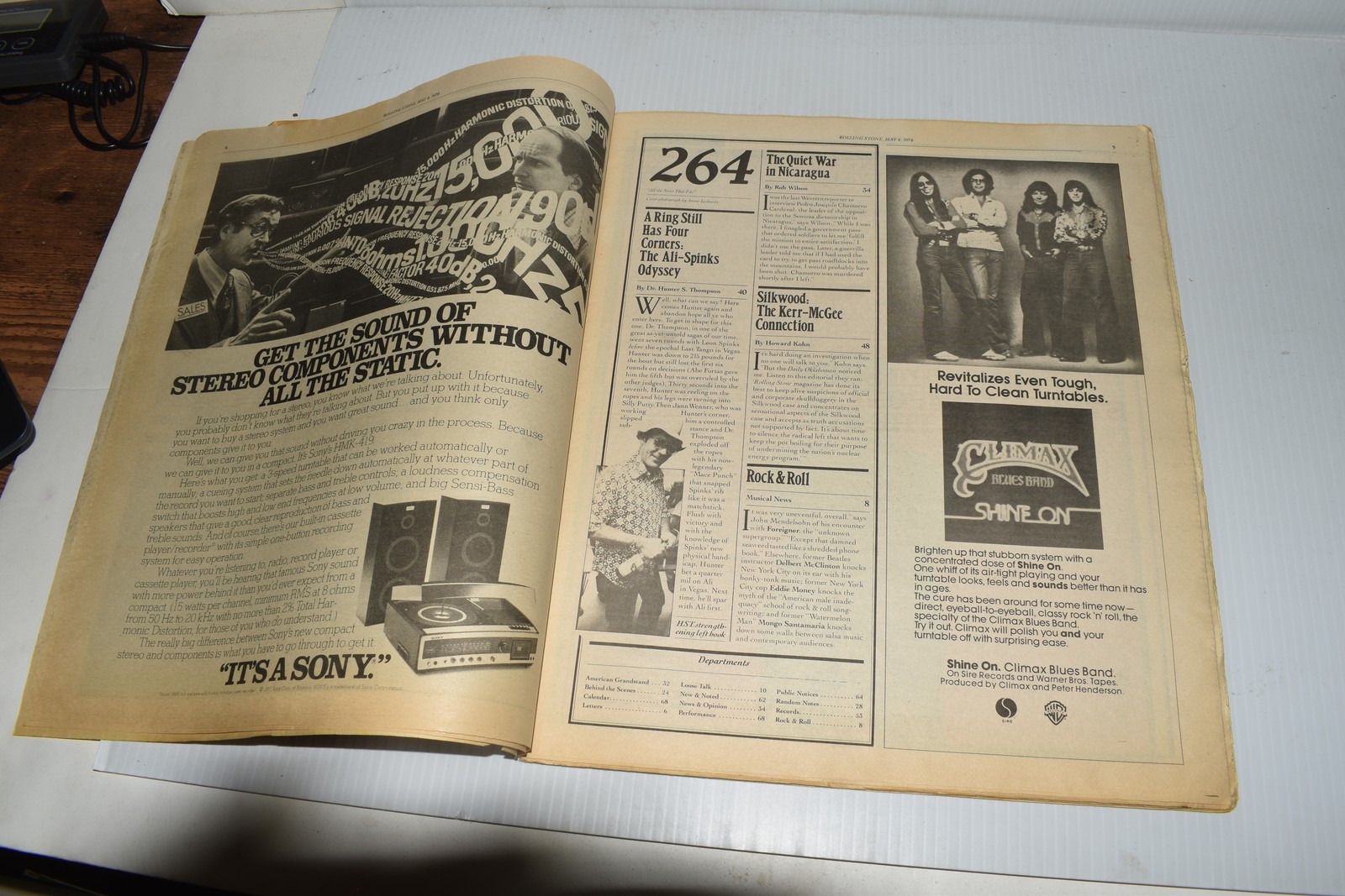 ROLLING STONE Magazine MUHAMMAD ALI Cover May 4 1978 Issue #264 (RSM7 ...