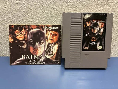 New ListingVintage NES Batman Returns w/ Manual (Konami 1993) - Nintendo - Untested