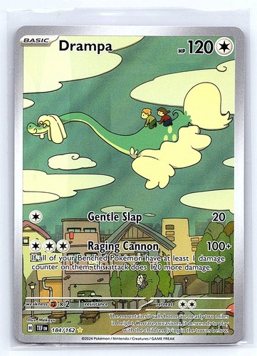 Drampa Holo Illustration Rare SV05: Temporal Forces 184/162 NM