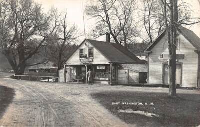 EAST WASHINGTON, NH, HIXSON STORE & POST OFFICE, REAL PHOTO PC used 1913