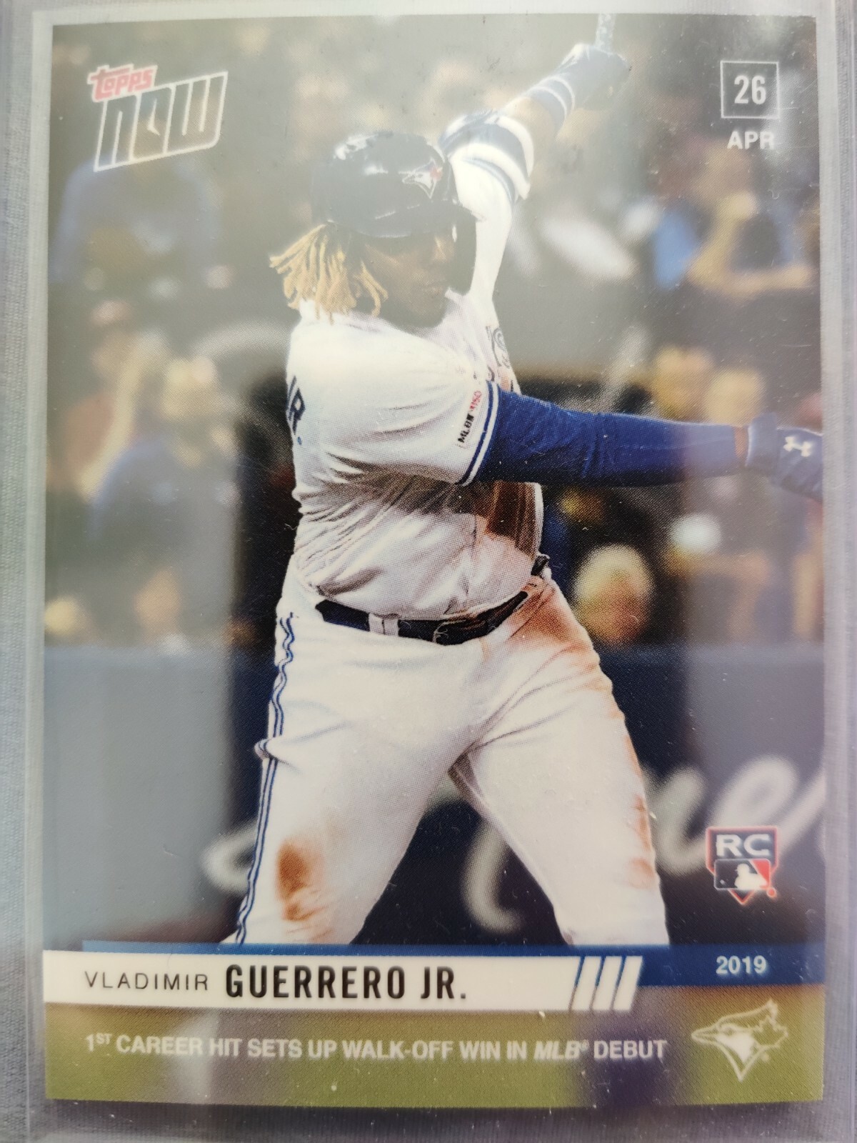 VLADIMIR GUERRERO JR 2019 Topps Now #137 RC Rookie Card PWE