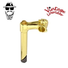 ORIGINAL 2-SCREW Gooseneck Lowrider Bicycle 22.2mm Stem Bike Gold Lowrider Bike