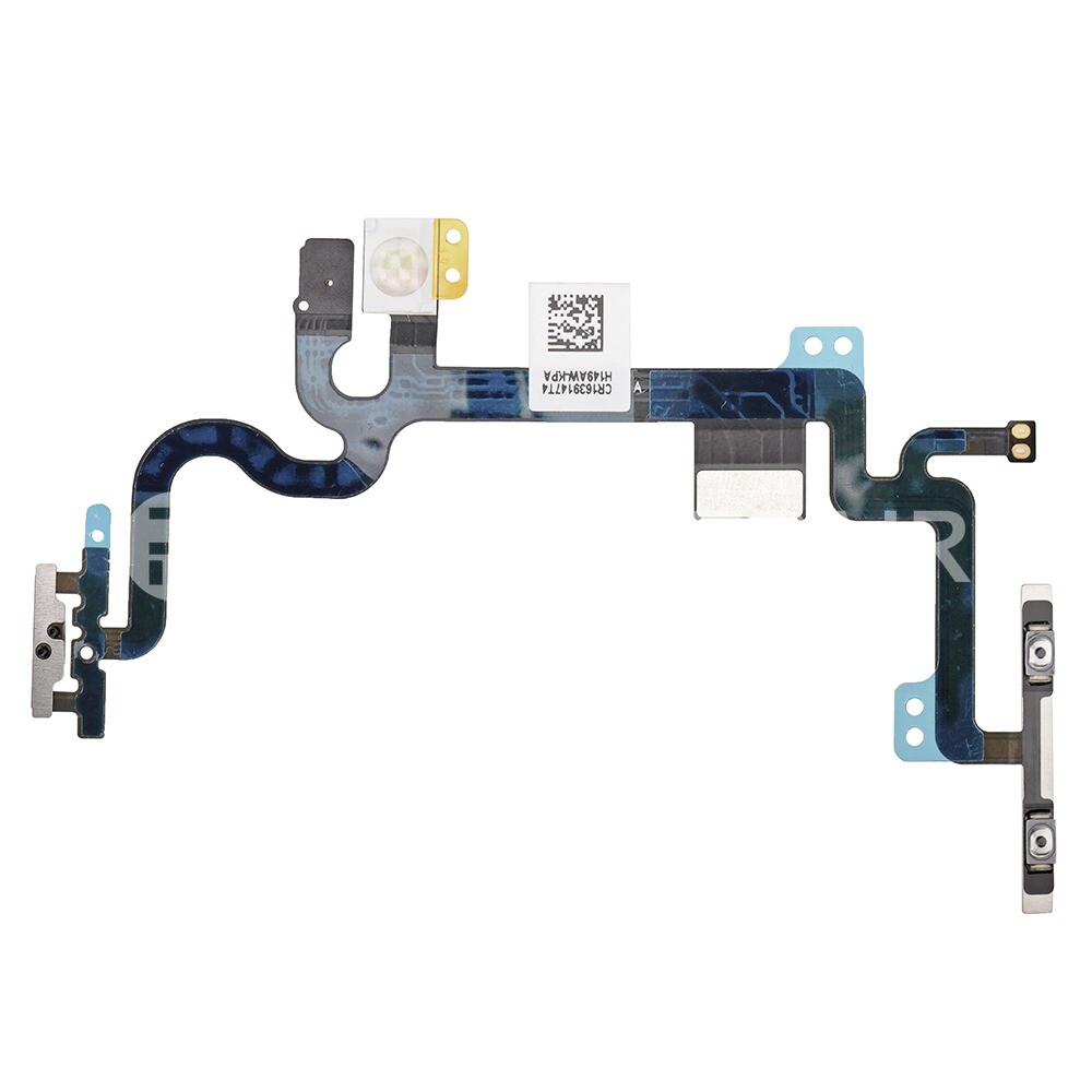iPhone Power Flex Cable Volume Button Mute Switch With Brackets