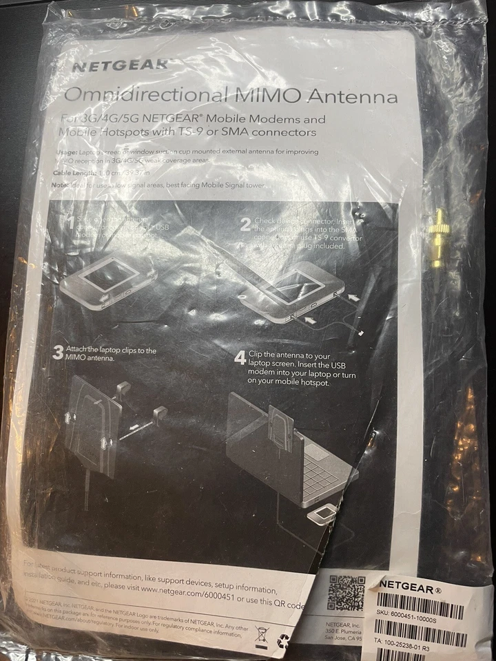 NETGEAR Omnidirectional MIMO Antenna (600451) - Boosts Performance - Image 2 of 2