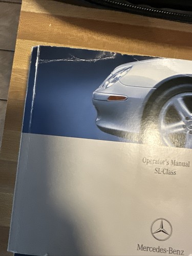 2006 Mercedes-Benz SL-Class operator's manual & portfolio - Picture 6 of 8