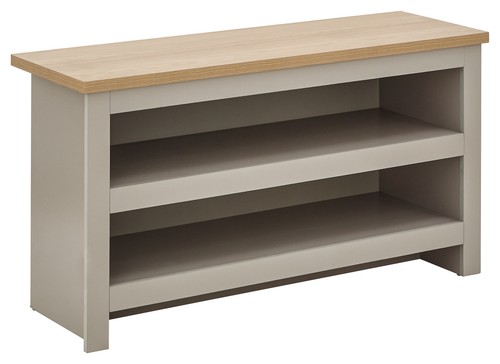 Lancaster Simple Shoe Bench Hallway Bedroom Storage Rack Bench Seat Grey - Picture 5 of 9