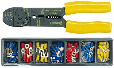 Crimping pliers + Tips 100 pcs (45050)
