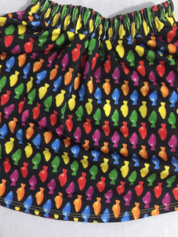 Falda Patinadora Zara Terez Candy Crush Fish Negra con Multicolor Niñas Grandes Talla XL NUEVA CON ETIQUETAS Foto 3 de 4