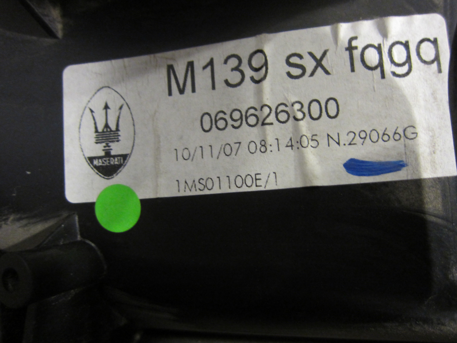 Maserati GranTurismo. HVAC Heater Box Assembly. Part# 69626300