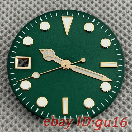 Reloj de 29 mm esfera y manecillas ajustadas movimiento NH35 9 en punto corona reloj para zurdos - Imagen 21 de 68