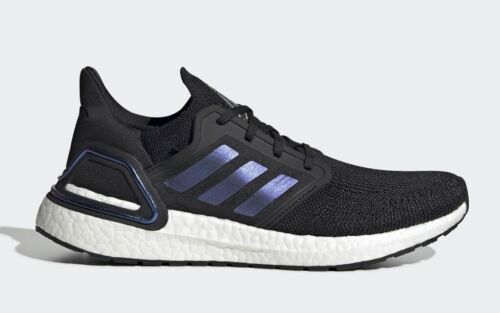 ADIDAS ISS National Lab NASA Black Iridescent Ultraboost 20 Sneaker Shoes US 8.5