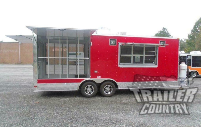 NEW 8.5 X 22 Enclosed Food Vending Mobile Kitchen Concession Catering Trailer