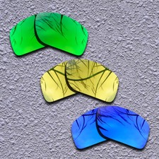 Green Golden Violet Polarized Replacement Lenses For-Oakley Split Shot OO9416