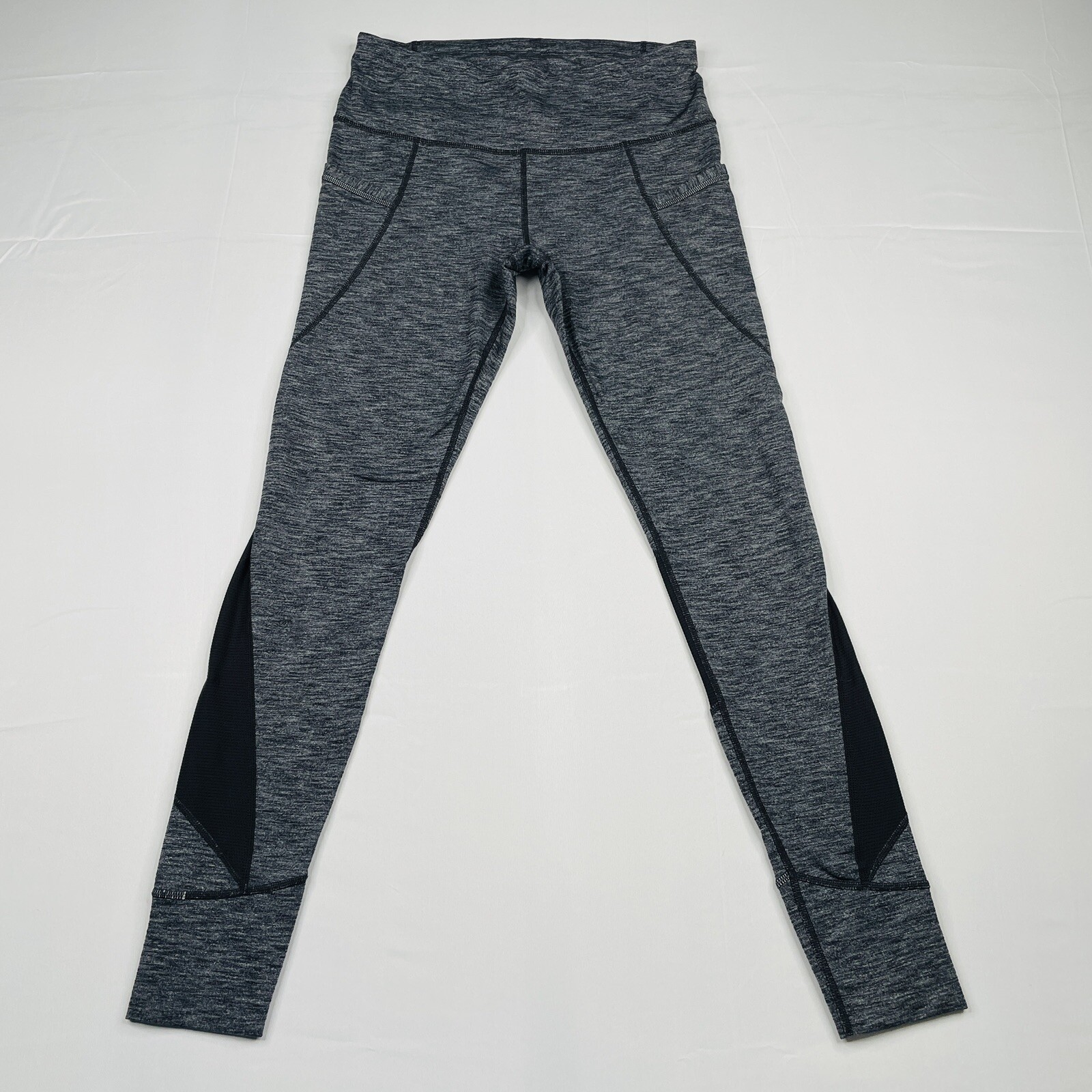 Athleta Reflective Replay Tight 2.0 Heathered Gray Si… Gem