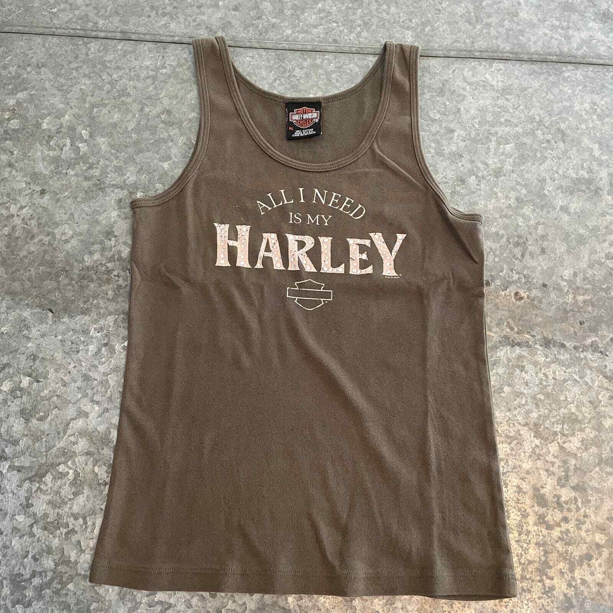 Vintage Y2K Harley Davidson Womens Tank Top Shirt Medium USA