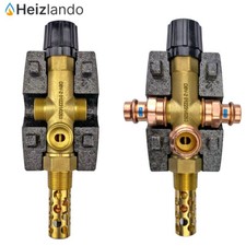 Doppelte thermische Ablaufsicherung 3/4" AG | Pressübergang CU15 | 22