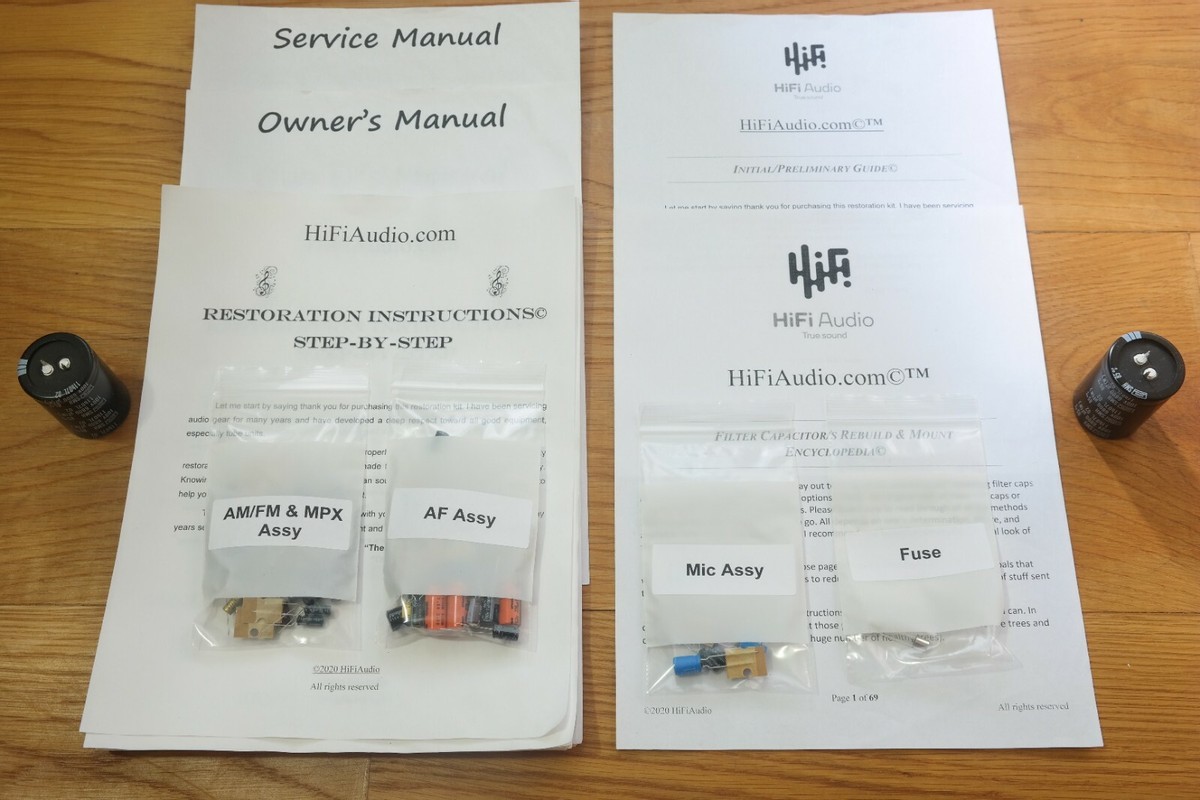 Sansui G3000 rebuild restoration recap service kit fix repair