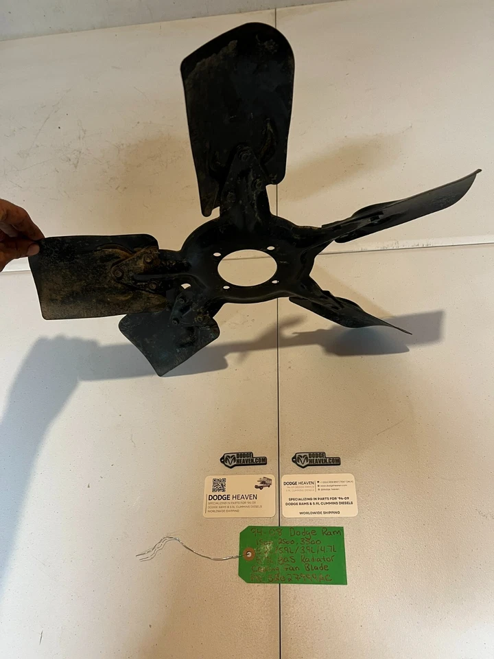 OEM 1994-2008 Dodge Ram 1500-3500 5.2 5.9 3.9 4.7 5.7L Gas Engine Cool Fan Blade - Image 2 of 4