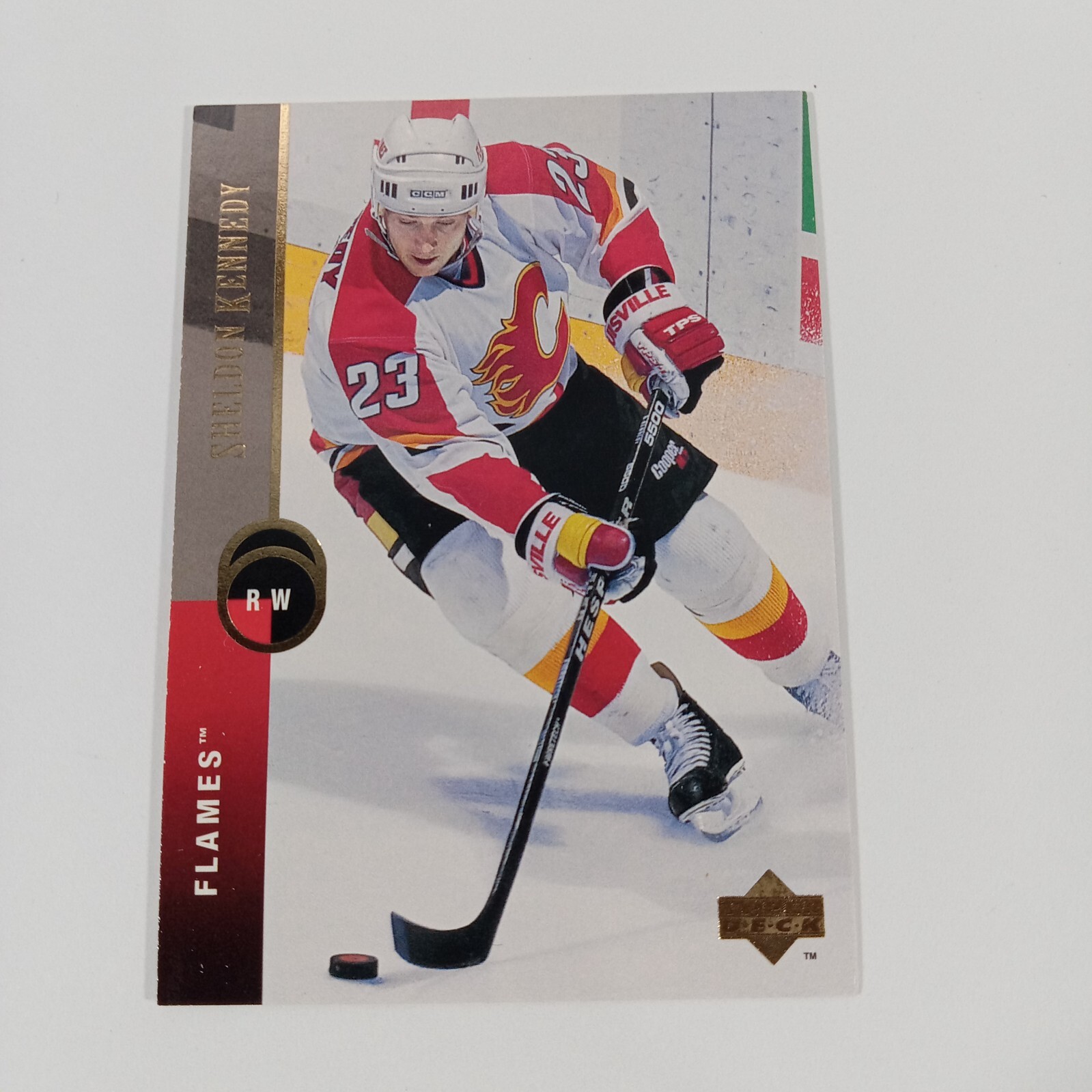 1995 Upper Deck Sheldon Kennedy #437 Calgary Flames