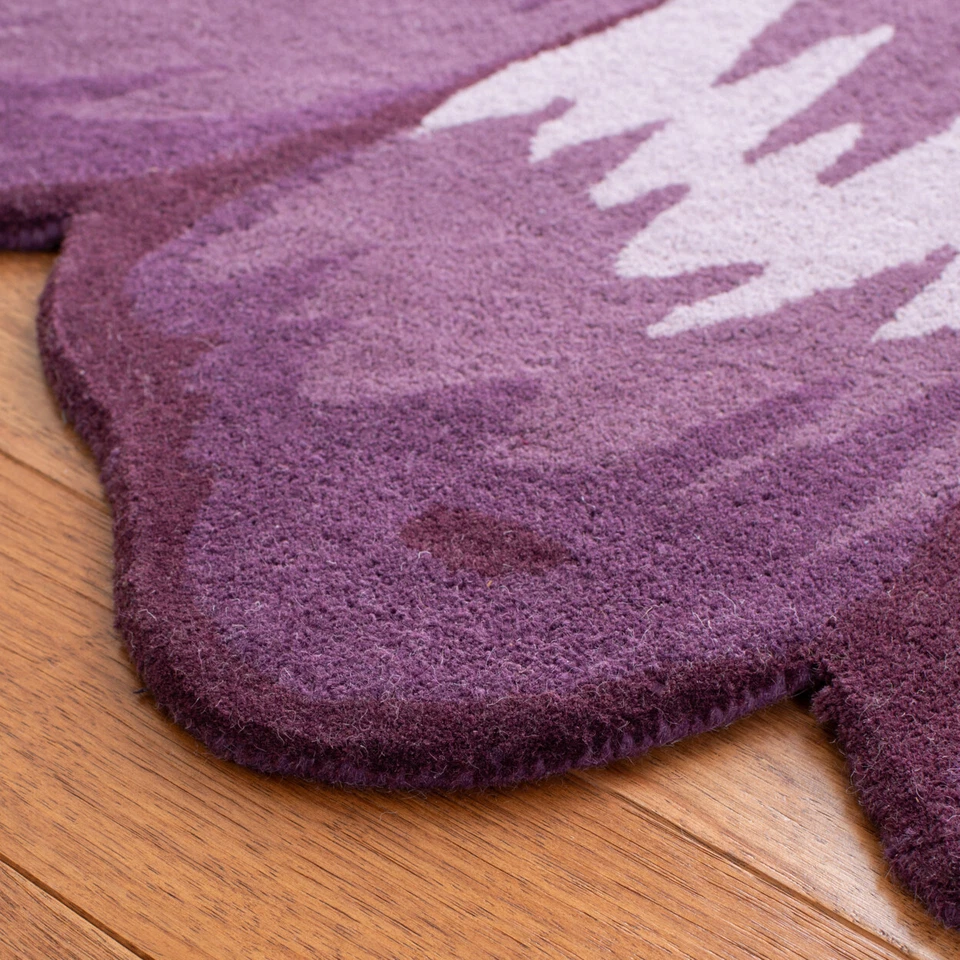 SAFAVIEH Novelty Collection NOV254A Handmade Lilac Rug - Image 3 of 4