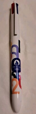 BIC STIFT 4 FARBEN PARIS 2024 JO NEU OFFIZIELLES PRODUKT UNTER LIZENZ Nr. 2g