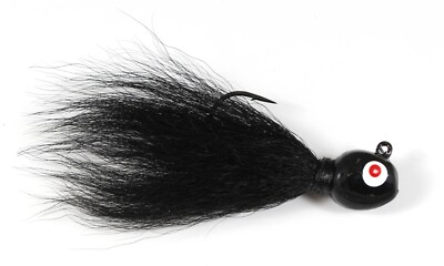 Challenger Bucktail Jig Black 1/2oz O13